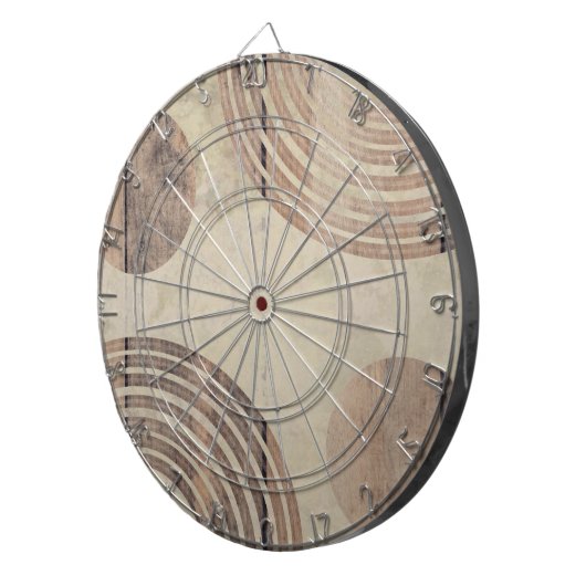 Aangepaste eigen foto en tekst dartbord (Voorkant Rechts)