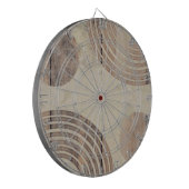 Aangepaste eigen foto en tekst dartbord (Voorkant Links)