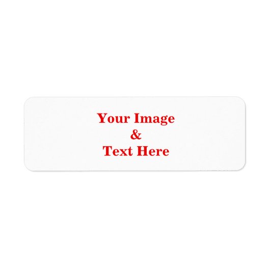 Aangepaste eigen foto en tekst etiket (Voorkant)