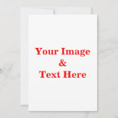 Aangepaste eigen foto en tekst kaart (Voorkant)