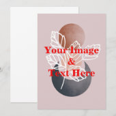 Aangepaste eigen foto en tekst kaart (Voorkant / Achterkant)