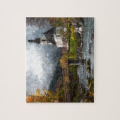 Aangepaste eigen foto en tekst legpuzzel (Verticaal)