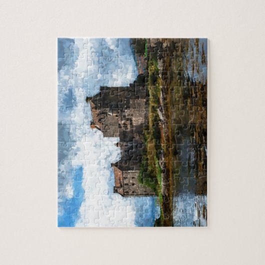 Aangepaste eigen foto en tekst legpuzzel (Verticaal)