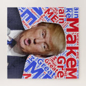 Aangepaste eigen foto en tekst legpuzzel (Horizontaal)