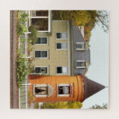 Aangepaste eigen foto en tekst legpuzzel (Horizontaal)