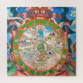 Aangepaste eigen foto en tekst legpuzzel (Verticaal)