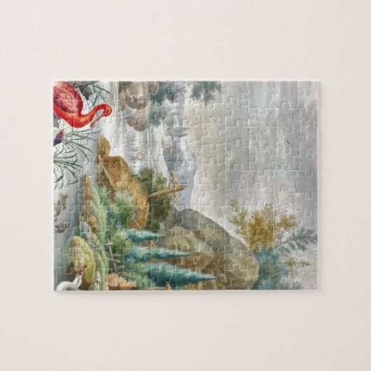 Aangepaste eigen foto en tekst legpuzzel (Horizontaal)