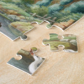 Aangepaste eigen foto en tekst legpuzzel (Zijkant)