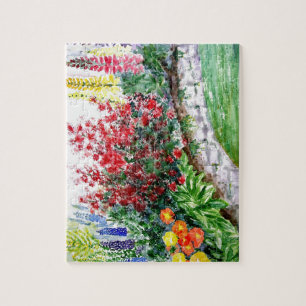 Aangepaste eigen foto en tekst legpuzzel