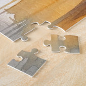 Aangepaste eigen foto en tekst legpuzzel (Zijkant)