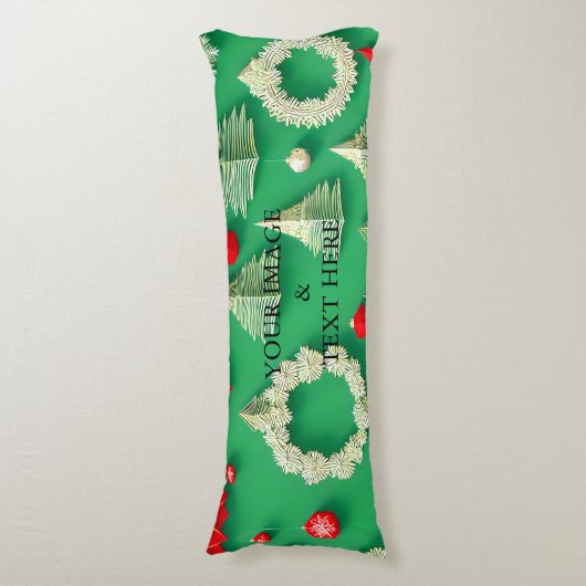 Aangepaste eigen foto en tekst lichaamskussen (Voorkant Verticaal)