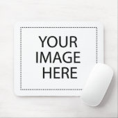 Aangepaste eigen foto en tekst muismat (Met muis)