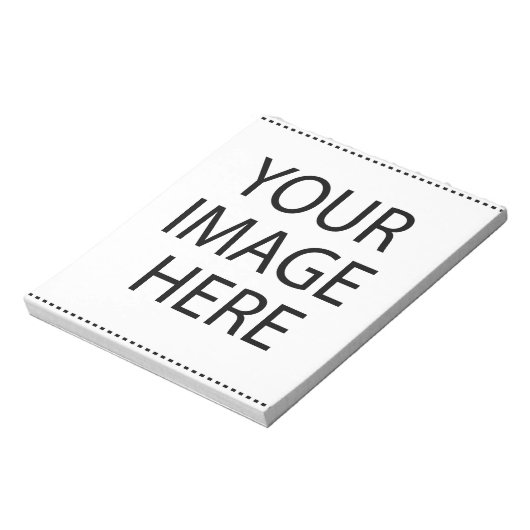 Aangepaste eigen foto en tekst notitieblok (Linkerzijde)