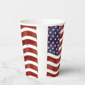 Aangepaste eigen foto en tekst papieren bekers (Links)