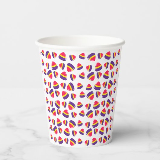 Aangepaste eigen foto en tekst papieren bekers (Achterkant)