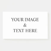 Aangepaste eigen foto en tekst post-it® notes (Voorkant)