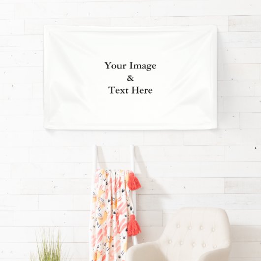 Aangepaste eigen foto en tekst spandoek (Insitu)