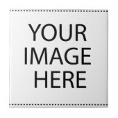 Aangepaste eigen foto en tekst tegeltje (Voorkant)