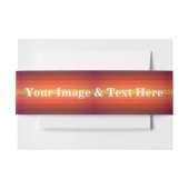 Aangepaste eigen foto en tekst uitnodigingen wikkel (Voorkant Voorbeeld)