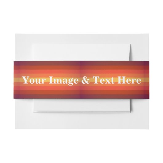 Aangepaste eigen foto en tekst uitnodigingen wikkel (Voorkant Voorbeeld)