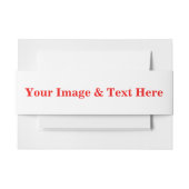 Aangepaste eigen foto en tekst uitnodigingen wikkel (Voorkant Voorbeeld)