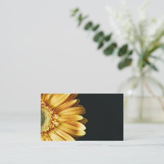 Aangepaste eigen foto en tekst visitekaartje (Staand voorkant)