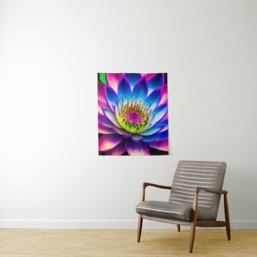 Aangepaste eigen foto en tekst wandkleed (In situ)