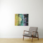 Aangepaste eigen foto en tekst wandkleed (In Situ (horizontaal))