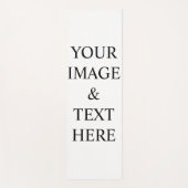 Aangepaste eigen foto en tekst yogamat (Voorkant)