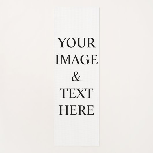 Aangepaste eigen foto en tekst yogamat (Voorkant)
