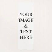 Aangepaste eigen foto en tekst yogamat (Achterkant)