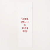 Aangepaste eigen foto en tekst yogamat (Voorkant)