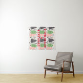 Aangepaste eigen foto- en tekstopmaak wandkleed (In Situ (horizontaal))