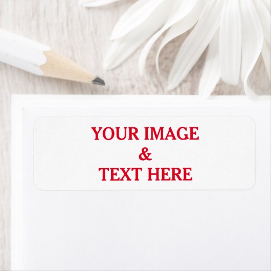 Aangepaste eigen foto etiket (Insitu)