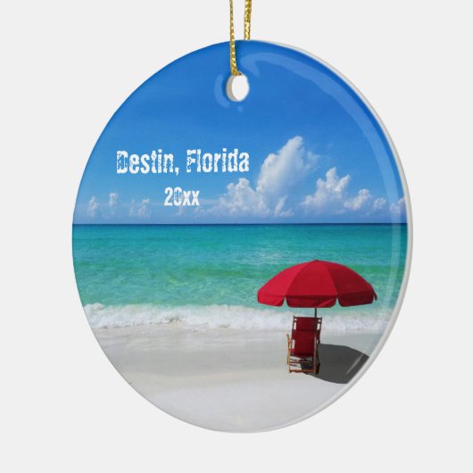 Aangepaste eigen foto-evaluaties van elke beach keramisch ornament (Links)