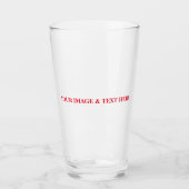 Aangepaste eigen foto glas (Voorkant)