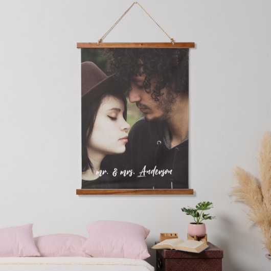 Aangepaste eigen foto hangend wandkleed (Slaapkamer)