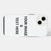 Aangepaste eigen foto iPhone hoesje (Achterkant horizontaal)