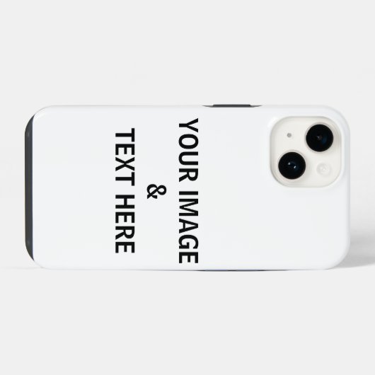 Aangepaste eigen foto iPhone hoesje (Achterkant horizontaal)