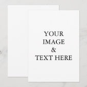 Aangepaste eigen foto kaart (Voorkant / Achterkant)