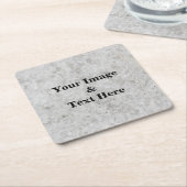 Aangepaste eigen foto kartonnen onderzetters (Schuin)