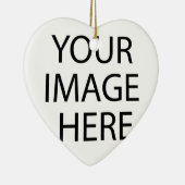 Aangepaste eigen foto keramisch ornament (Rechts)