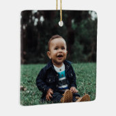 Aangepaste eigen foto keramisch ornament (Rechts)