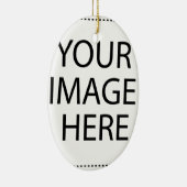 Aangepaste eigen foto keramisch ornament (Rechts)
