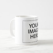 Aangepaste eigen foto koffiemok (Voorkant links)