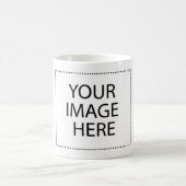Aangepaste eigen foto koffiemok (Center)