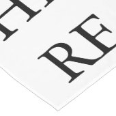 Aangepaste eigen foto korte tafelloper (Hoek)