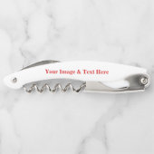 Aangepaste eigen foto kurkentrekker (Achterkant)