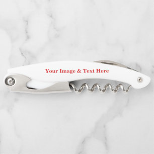 Aangepaste eigen foto kurkentrekker