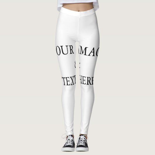 Aangepaste eigen foto leggings (Voorkant)
